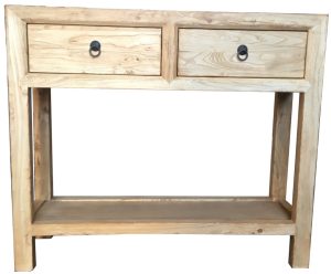 Chinese Antique Reproduction Hall Table with Shelf M01