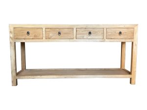 Chinese Antique Reproduction Hall Table with 4 Drawers M02