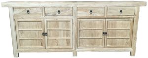 Chinese Antique Reproduction 4 Door 4 Drawer Sideboard M15