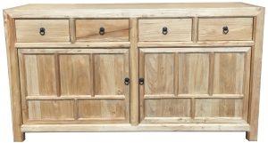 Chinese Antique Reproduction 2 Door 4 Drawer Sideboard M16