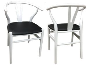 Replica Wishbone Chair with PU Seat WB8031
