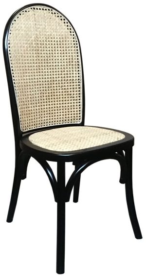 Tropez Chair Black/Natural XN1728