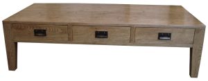 Oak 3-Drawer Coffee Table YY156