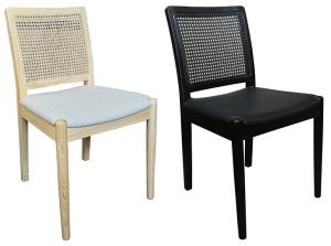 Venice Chair Black/Natural YY910