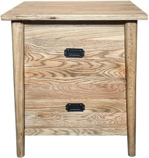 Tiffany 2 Drawer Bedside Table XO052