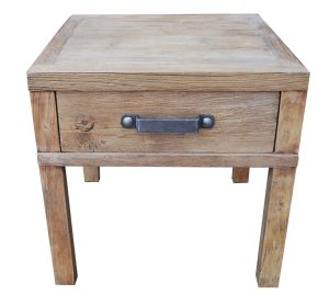 Recycled Elm Lamp Table DL055