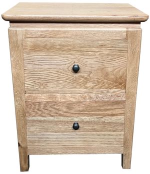 Crown 2-Drawer Bedside Table XC050