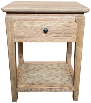 Crown 1-Drawer 1-Shelf Bedside Storage XC051