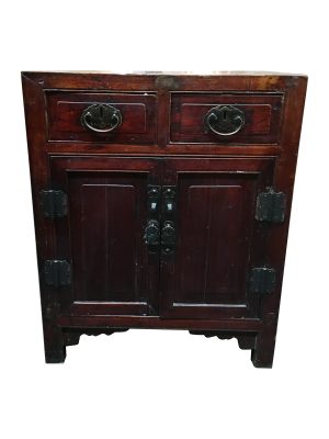 Reddish 2-Drawer 2-Door Cabinet A05