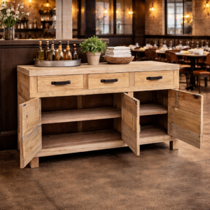 Recycled Elm 3 Door 3 Drawer Sideboard DL168