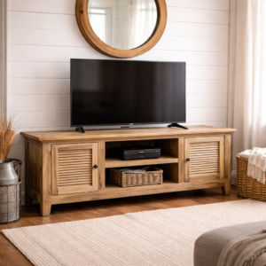 Recycled Elm Louvre 2 Door ETU DS015/DS020