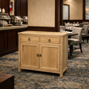 Chinese Antique Reproduction 2 Drawer 2 Door Cabinet M08