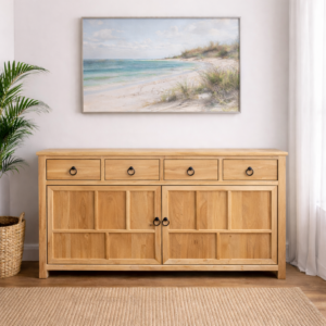 Chinese Antique Reproduction 2 Door 4 Drawer Sideboard M16