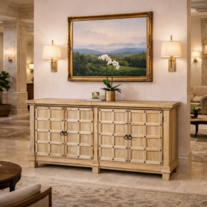 Chinese Antique Reproduction 4 Door Buffet M22