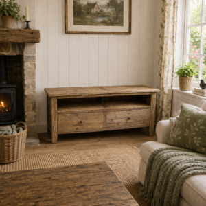 Parquetry Recycled Elm ETU open shelf PX014 PX018