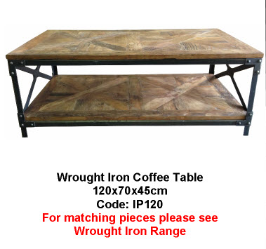 Wrought Iron Coffee Table IP120 - Megaria