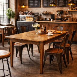 Honey Recycled Elm Dining Tables XS150/XS180/XS220