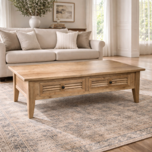 Oak Louvre Coffee Table XW130