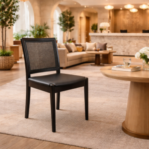 Venice Chair Black/Natural YY910