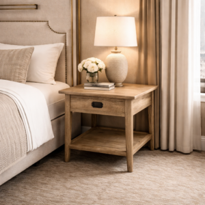 Tiffany 1-Drawer Lamp Table XO055