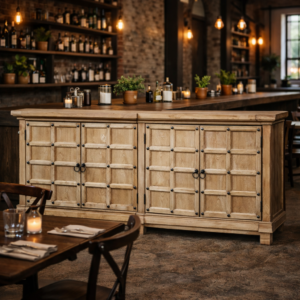 Chinese Antique Reproduction 4 Door Buffet M23