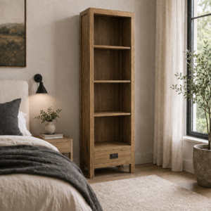 1 Drawer Oak Bookshelf YY154