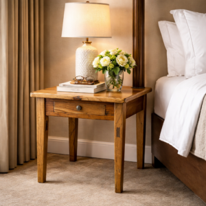 Honey Recycled Elm Side Table XS055