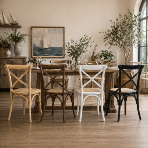 Crossback Chair Natural/Black/White/Raw/Brown YY051 ZS051