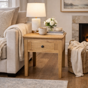 Crown 1-Drawer Lamp/Side Table XC055