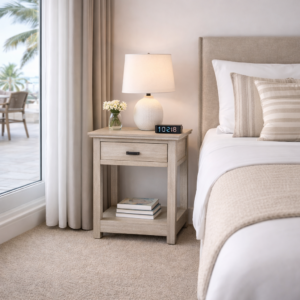 Modena TS050 1-Drawer Bedside Cabinet